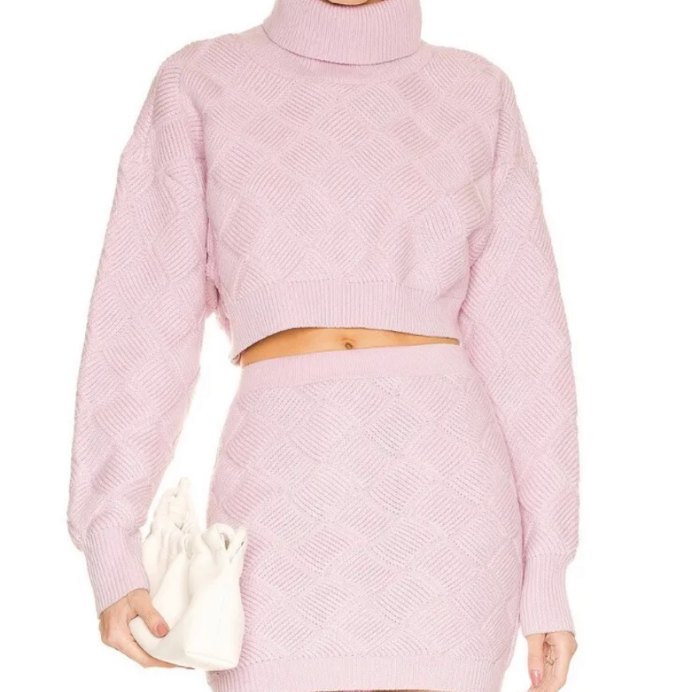 Ronny Kobo  Onyx Sweater in Cherry Blossom, XS